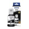 Tinta Epson T534 120ml Para Impresoras con Sistema Continuo de Fabrica Workforce M1100, M1120, M2140 para hasta 6,000 paginas