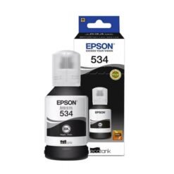 Tinta Epson T534 120ml Para Impresoras con Sistema Continuo de Fabrica Workforce M1100, M1120, M2140 para hasta 6,000 paginas
