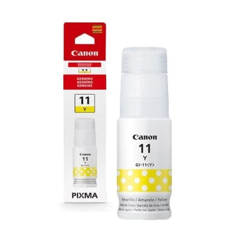 Botella de Tinta Canon Original GI-11 Amarillo Y 70ml Para Impresora Canon Con Sistema Continuo G2160/G3160