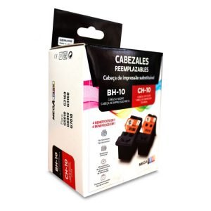 Pack de Cabezales Reemplazables 3418C004AA BH-10/CH-10 de Impresión Negro/Tricolor