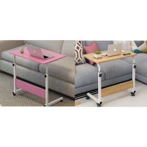 Mesa Elevadora para Cama o Sofá ME-02 con Rodos y Perillas para Nivelar Altura