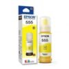 Tinta Epson Original T555, Botella de Tinta 70ml Amarillo