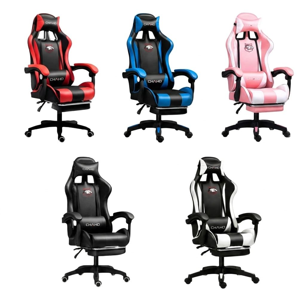 Silla Gaming de Alta Comodidad CHAHO TR096P con Reposabrazos Extralargos