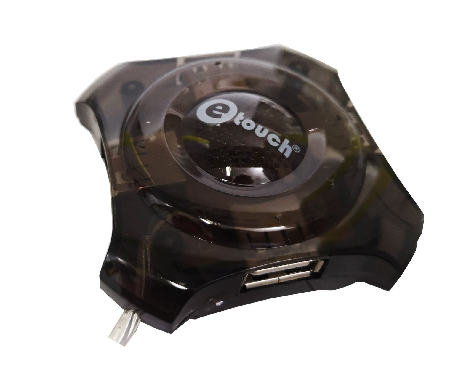 HUB USB 4 PUERTOS 2.0 ETOUCH 161650 COLOR NEGRO
