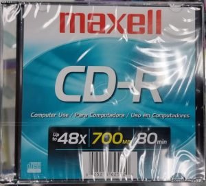 CD-R MAXELL UNIDAD EN CAJA SELLADO