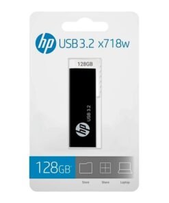 MEMORIA USB 3.2  HP HPFD718W-128 x718w, 128GB, Color Negro.