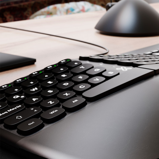 Teclado Ergonomico KLIP-XTREME KBK-260S Evolve cableado - Imagen 5