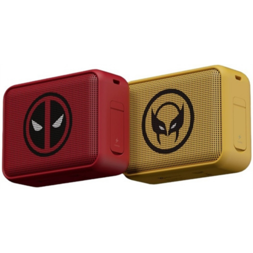 KIT de Bocinas Portatiles KLIPXTREME KBS-025MD-2PK Edicion DEADPOOL y WOLVERINE - Imagen 3