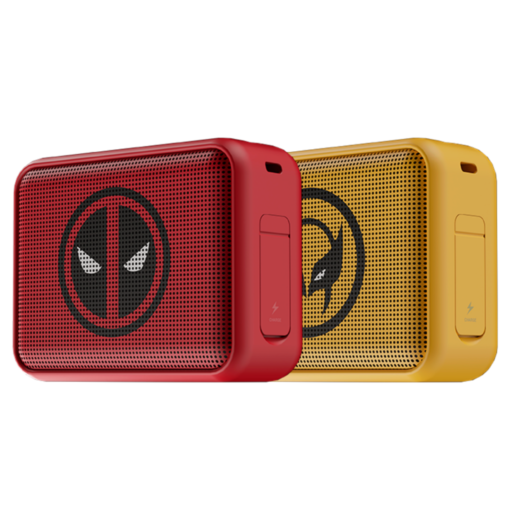 KIT de Bocinas Portatiles KLIPXTREME KBS-025MD-2PK Edicion DEADPOOL y WOLVERINE - Imagen 2