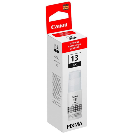 Botella de Tinta Canon Original GI-13BK, color NEGRO - Imagen 3