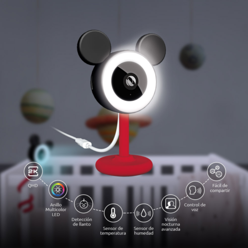 Camara Smart Wifi NEXXT NHC-B100 MK EDICION MICKEY MOUSE - Imagen 2