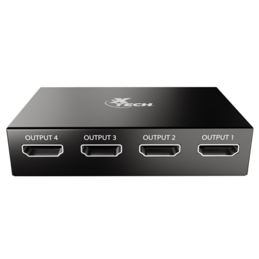 Splitter de 4 HDMI XTECH XHA-420 Box with power