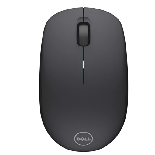 Mouse Inalambrico DELL WM126 WM126-BK, color negro