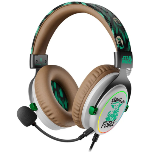 Audifonos GAMING EDICIÓN LIMITADA GROGU PRIMUS ARCUS110T PHS-S110GR con Diseño Único, Color BLANCO-AQUA - Imagen 3