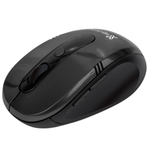 Mouse Inalambrico USB Ergonómico KLIPXTREME KMW-330BK VECTOR, Color negro