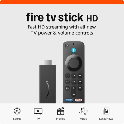 Dispositivo de Streaming Amazon Fire TV Stick HD WiFi 5, HDMI - Imagen 2