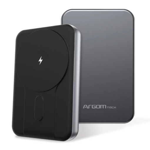 Powerbank ARGOM ARG-PB-1162SL A00676 MS10 Magnetico, Color Negro