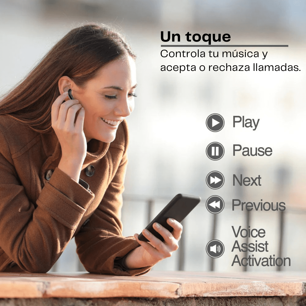 Audifonos Bluetooth ARGOM ARG-HS-5021 SKEIPODS E21 - Imagen 13