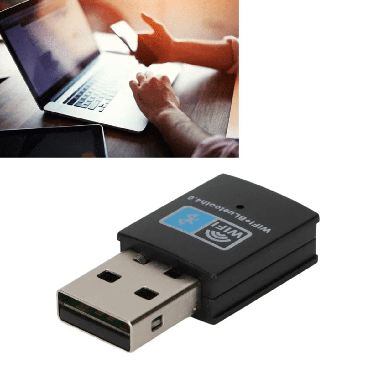Adaptador Wi-Fi USB Inalámbrico ETOUCH 150365 - Imagen 4