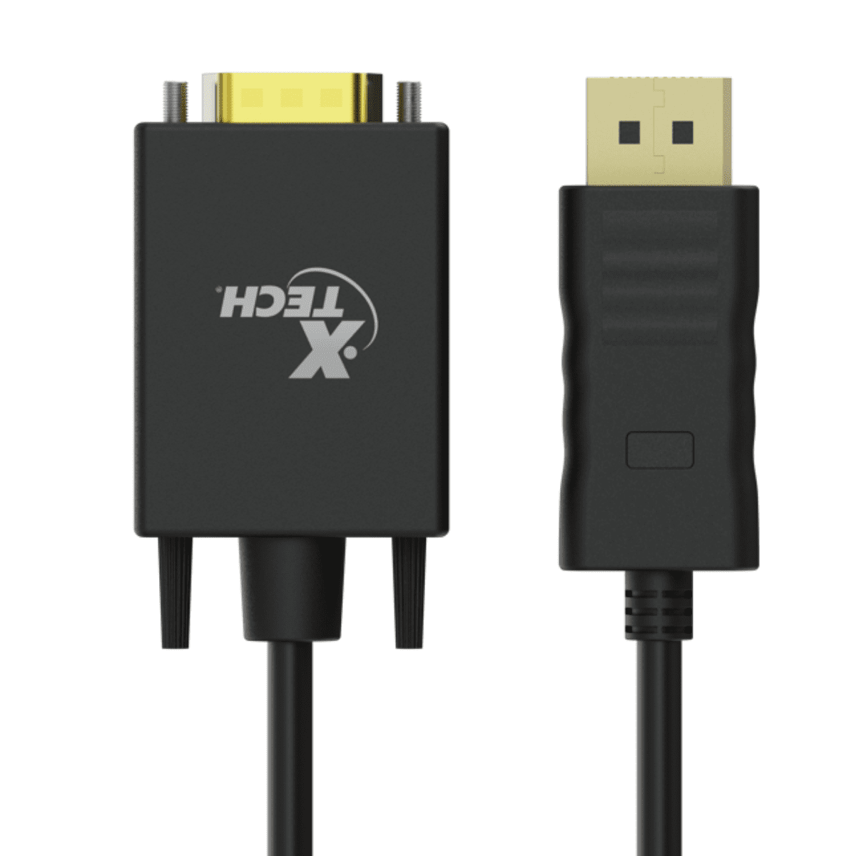 Adaptador de DisplayPort macho a VGA macho XTECH XTC-377