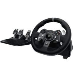 Timon Marca Logitech Modelo Driving Force G920 Con Pedales Para PC Y Xbox