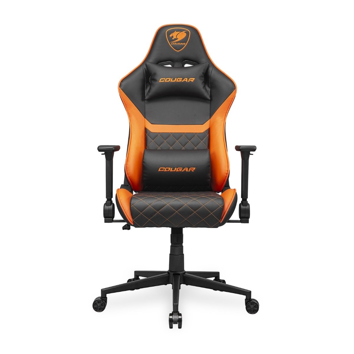 Silla Gaming COUGAR ARMOR ONE V2 Negro-Naranja - Imagen 3