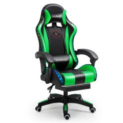 Silla Gaming CHAHO RGB 796D-TR096L Color NEGRO-VERDE