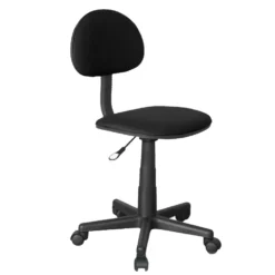 Silla Secretarial X-Tech AM160GEN65 sin Reposabrazos Color Negro