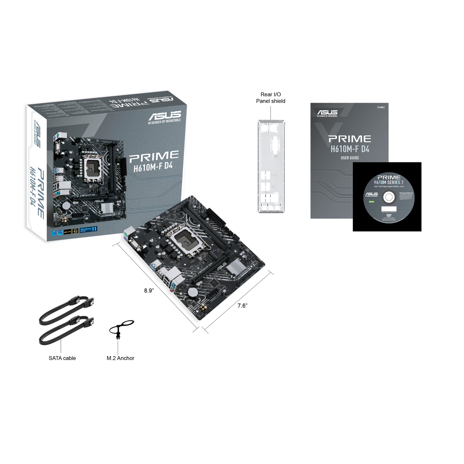 Tarjeta Madre ASUS Prime H610M-F - Imagen 2