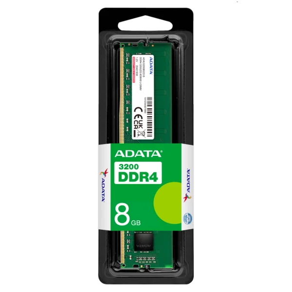 MEMORIA RAM ADATA PARA DESKTOP AD4U32008G22-SGN DDR4, 8GB, 3200 MHZ,1.2 V