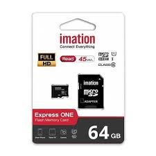 Memoria Micro SD 64 GB IMATION Clase 10