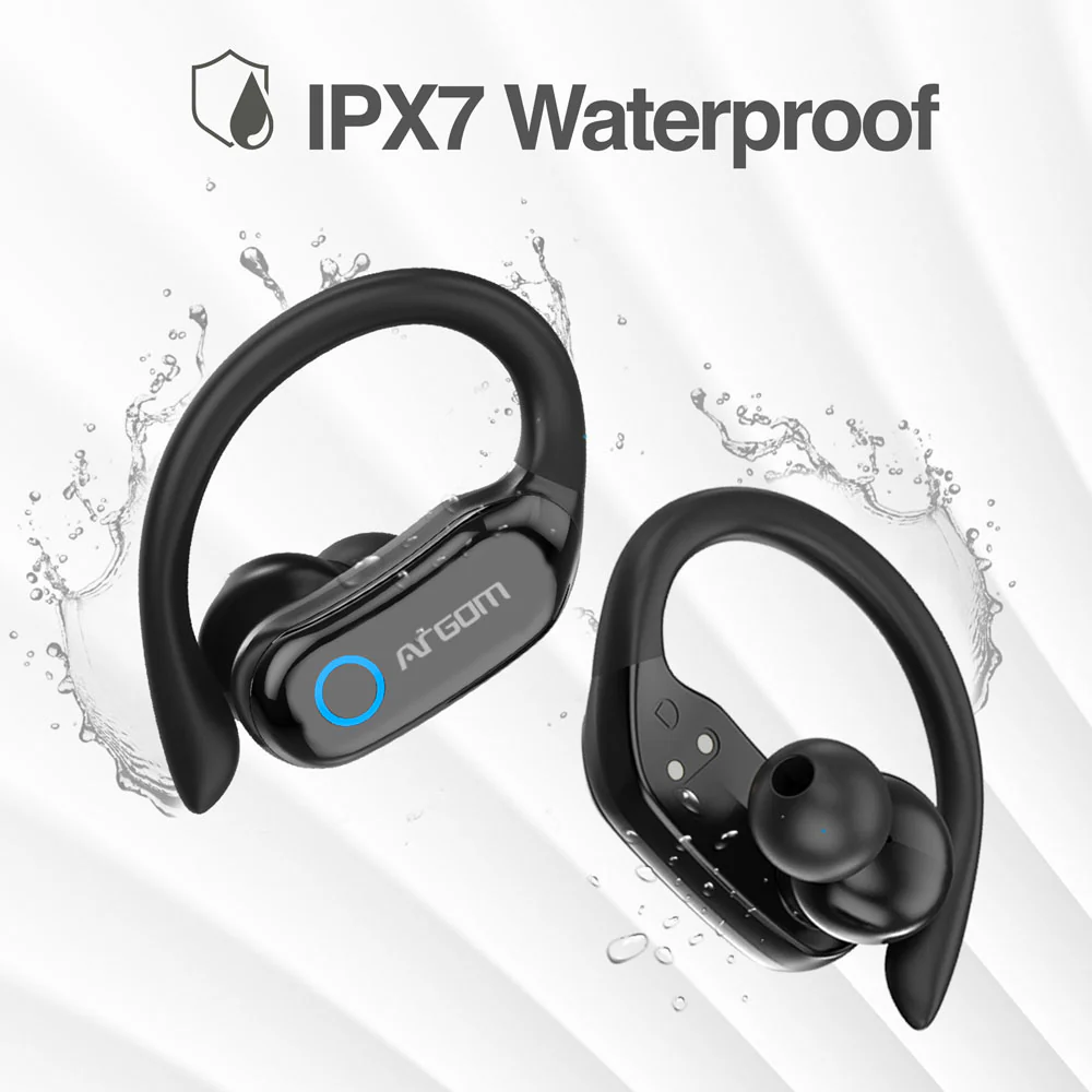 Audifonos Deportivos Bluetooth ARGOM ARG-HS-5095BK A00714 SkeiPods E95 - Imagen 4