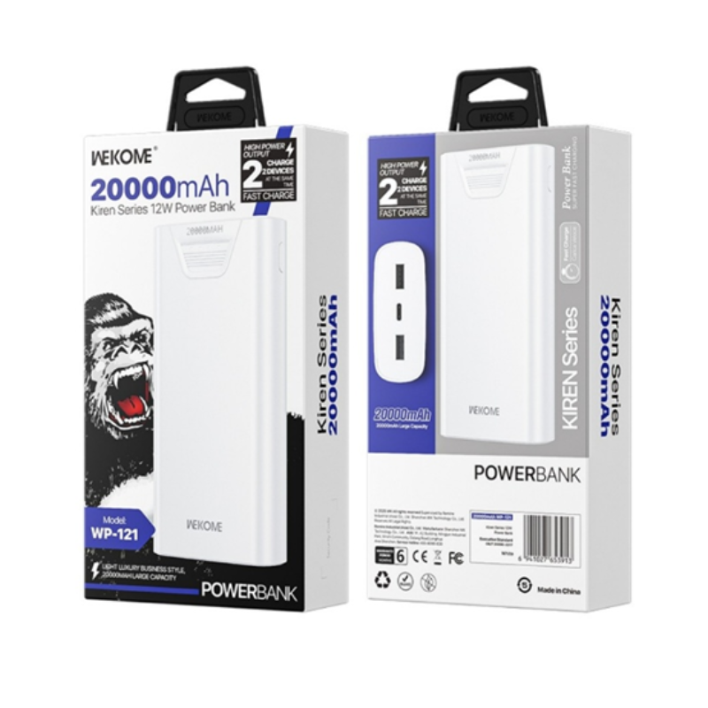 Powerbank WEKOME WP-121 Color Blanco 20000 mAh