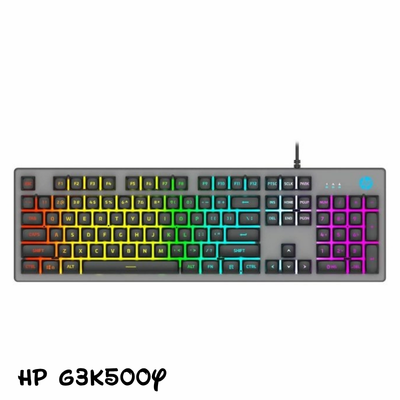 Teclado Gaming Membrana Cableado HP G3K500Y 7ZZ95AA#UUF Color negro