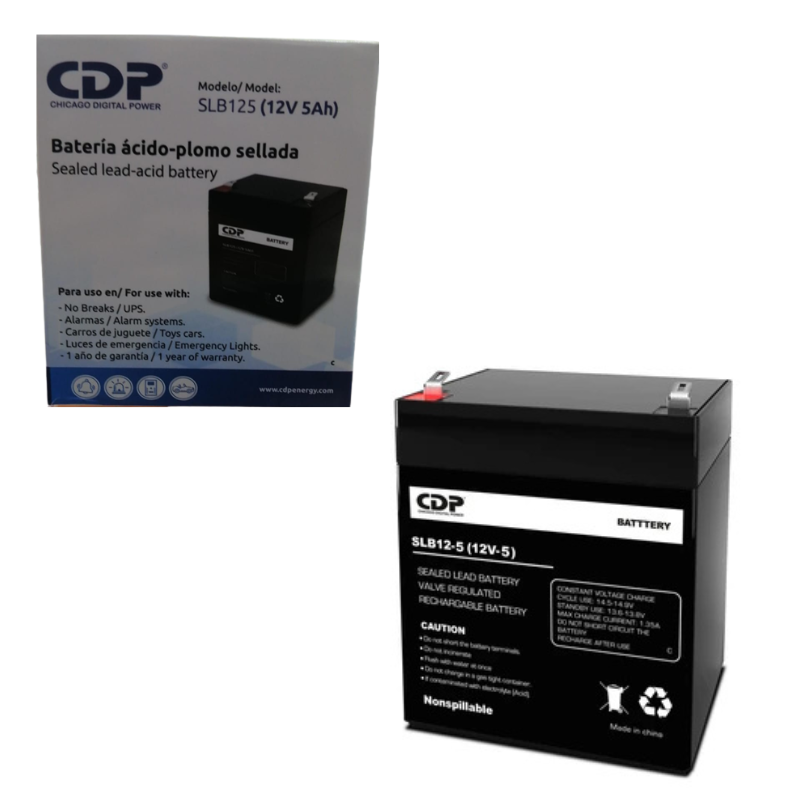 Bateria para UPS CDP SLB125 Color Negro