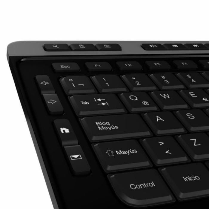 Combo de Teclado y Mouse Inalambrico Magnifik Wireless KLIPXTREME KBK-520 - Imagen 4