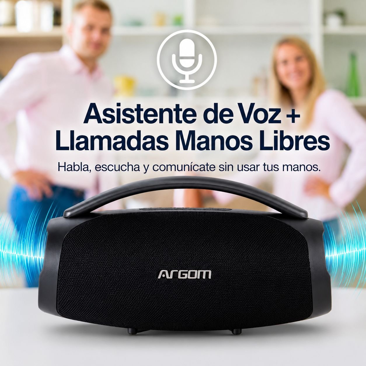 Bocina Portátil ARGOM ARG-SP-3149BK-A00769 - Imagen 4