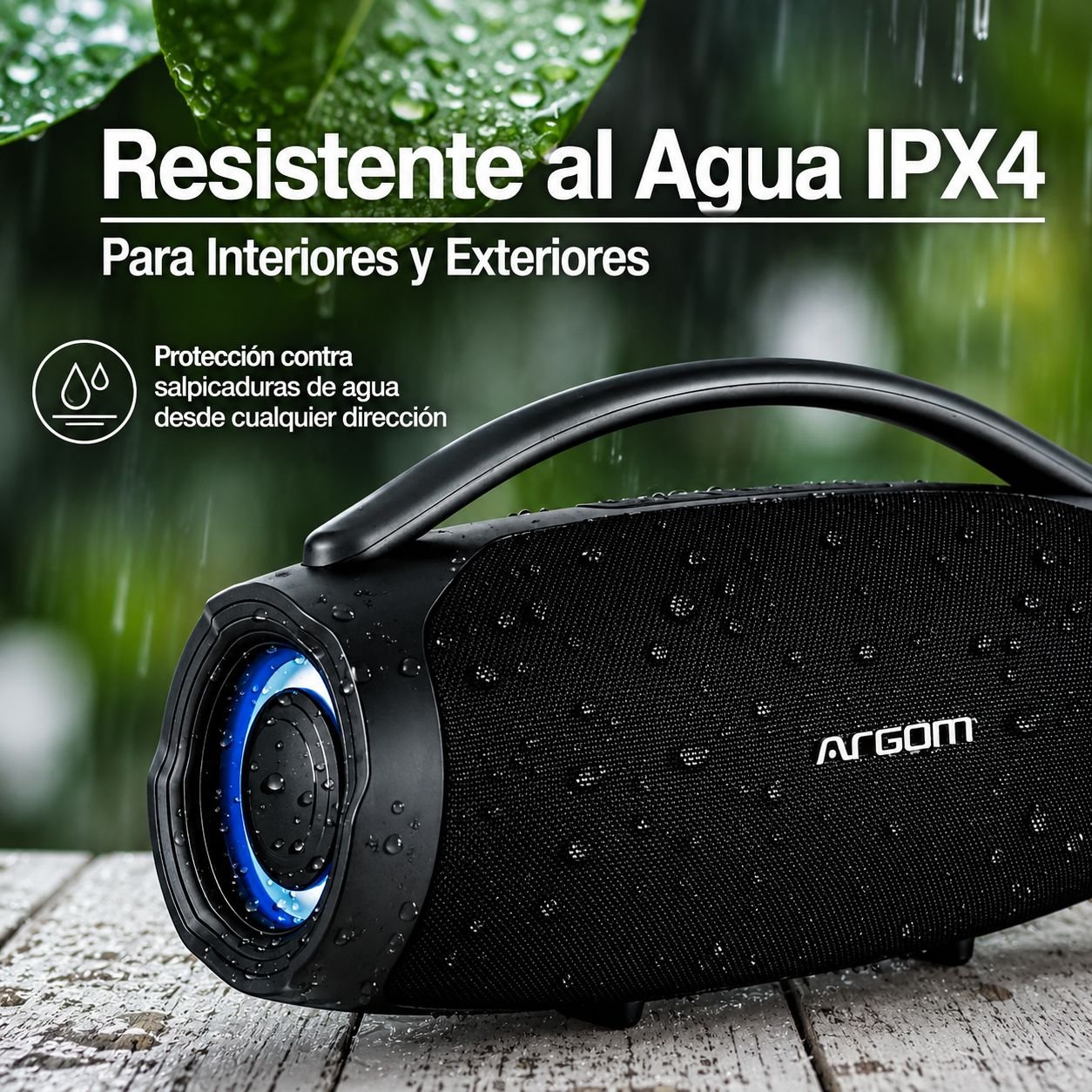 Bocina Portátil ARGOM ARG-SP-3149BK-A00769 - Imagen 3
