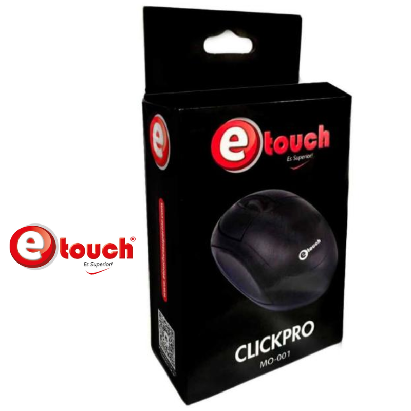 Mouse Mini Optico CLICKPRO ETOUCH MO-001 Color Negro - Imagen 3