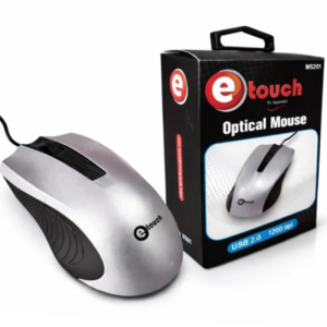 Mouse Optico ETOUCH MS201 color negro-gris