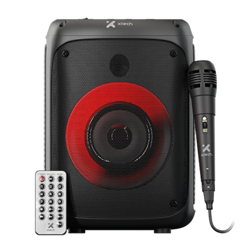 Bocina Portatil X-TECH XTS-661 SonicBloom Color negro