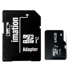 Alternative view of Memoria Micro SD 64 GB IMATION Clase 10 + Adaptador SD Express ONE Color Negro.