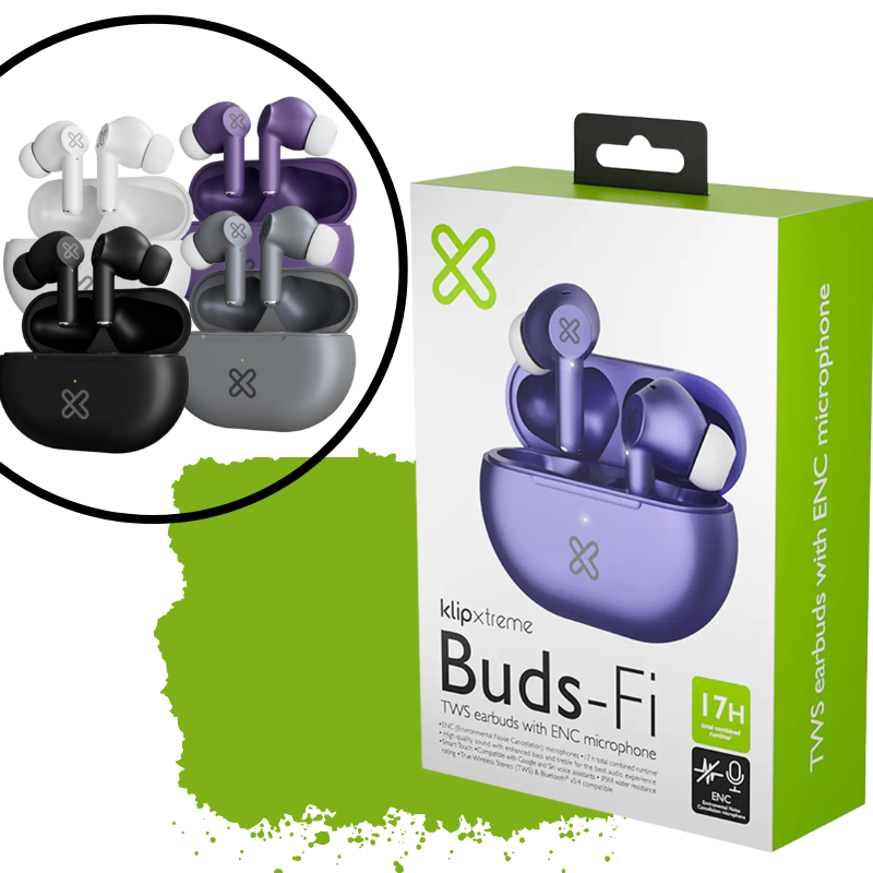 Audífonos Bluetooth Klip-Xtreme KTE-015