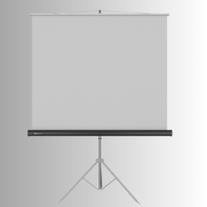 Pantalla de Proyección Cuadrada Klip-Xtreme KPS-113 con Trípode de 92"