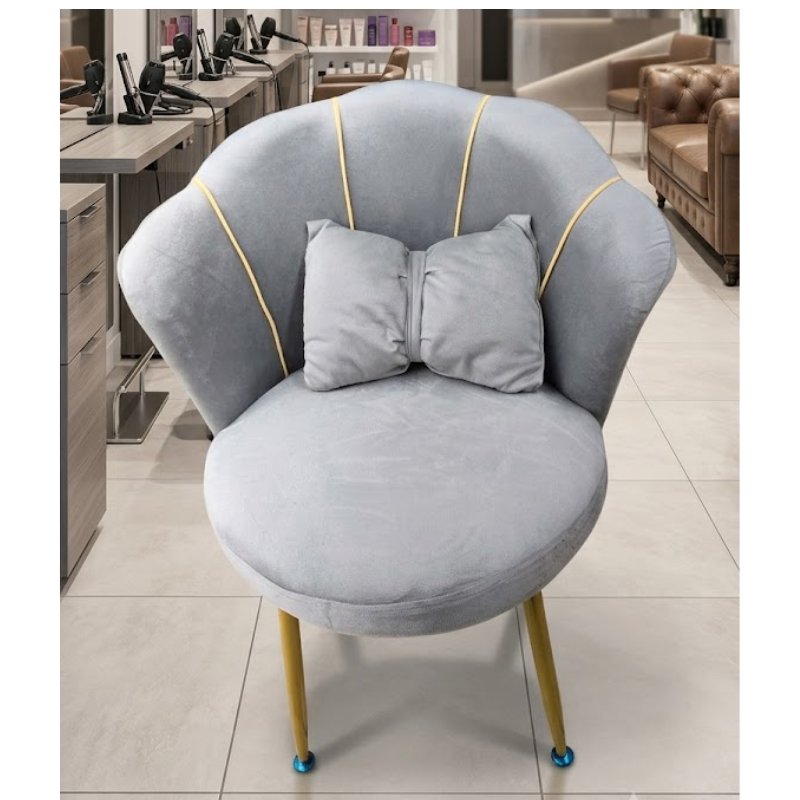 Silla 061 lujosa estilo pétalo Velvet - Imagen 2