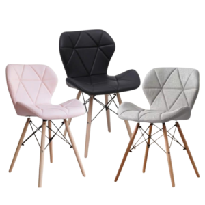 Silla multiusos estilo nórdico con respaldo PRO 218-233