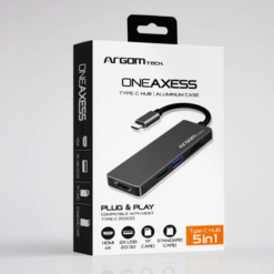 Alternative view of Hub USB 5 puertos ARGOM TIPO C 5 en 1 ARG-UB-0185 A00594
