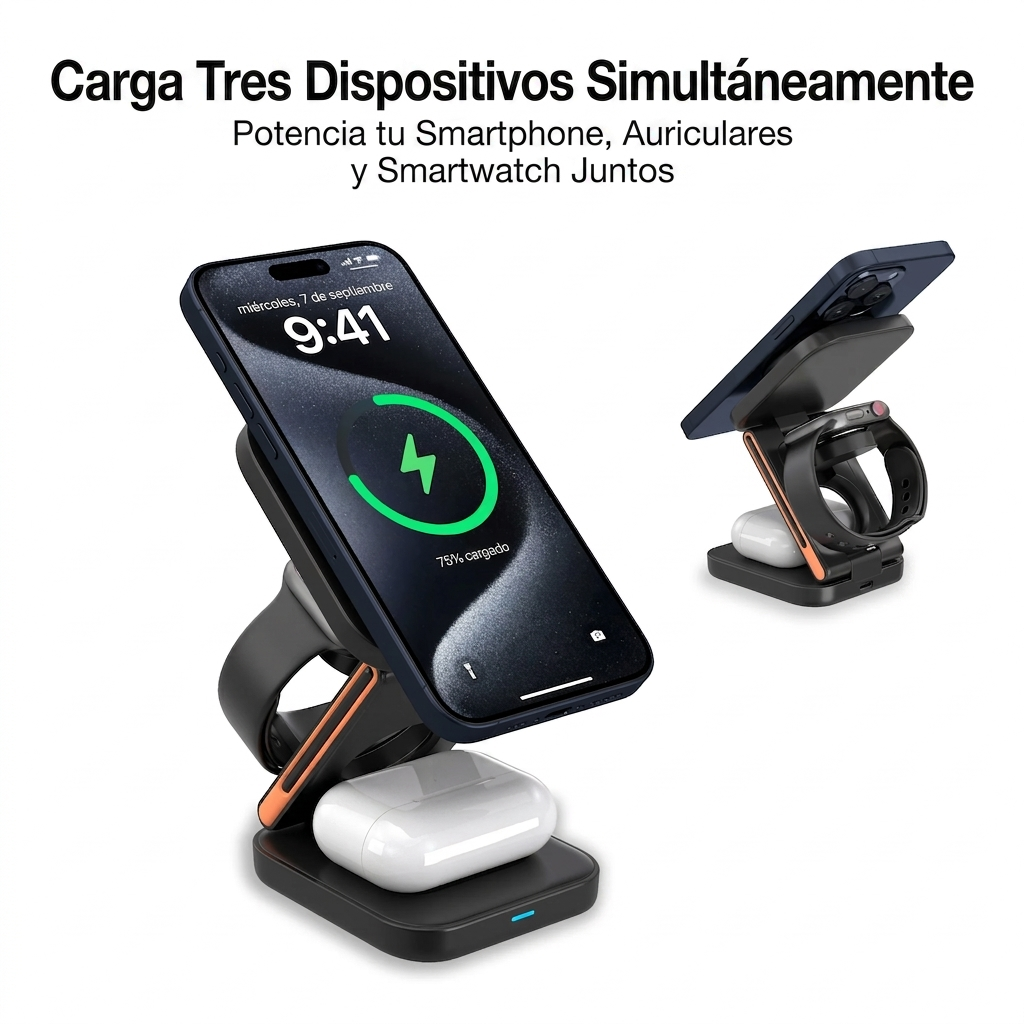 Powerbank ARGOM ARG-AC-0144BK A00694 MS3 Magnetico - Imagen 7