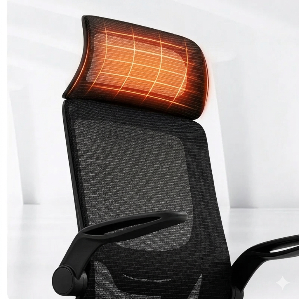 Silla Mesh Ejecutiva Titanium color negro - Imagen 5