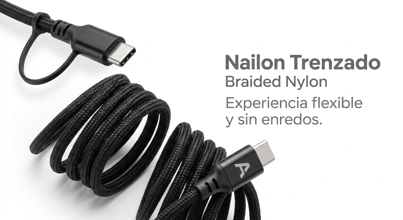 Cable de Carga rápida ARGOM Tipo C a Tipo C ARG-CB-0048B A00591 de 65W - Imagen 6